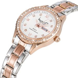 Lustrous Dual Tone Watch Embellished With SWAROVSKI¬Ã† Crystals