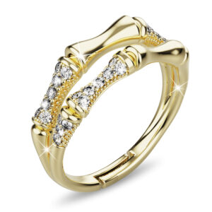 Chunky Gold Raptor Joint Ring