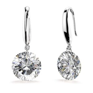 Solid 925 Sterling Silver Meru Hook Earrings