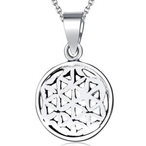Solid 925 Sterling Silver Illusional Pendant