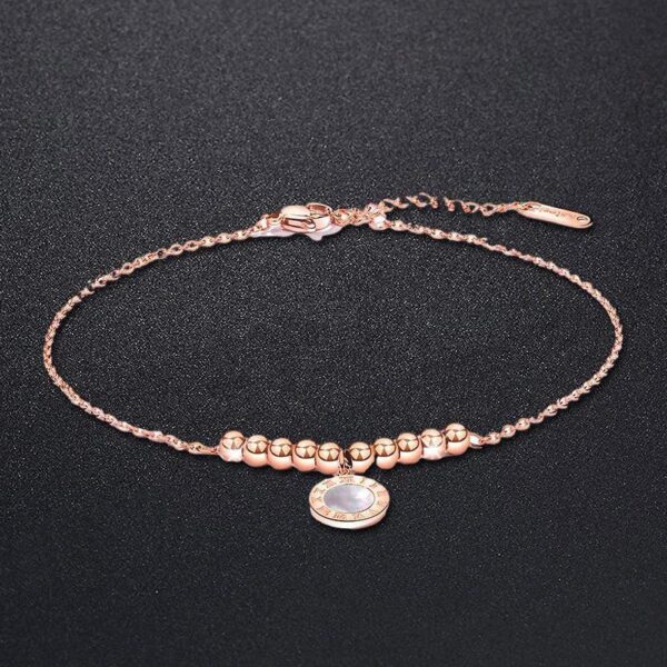 Oyster Shell Charm Anklet - Image 2