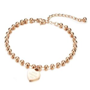 Tiffany's Love Rose Gold Anklet