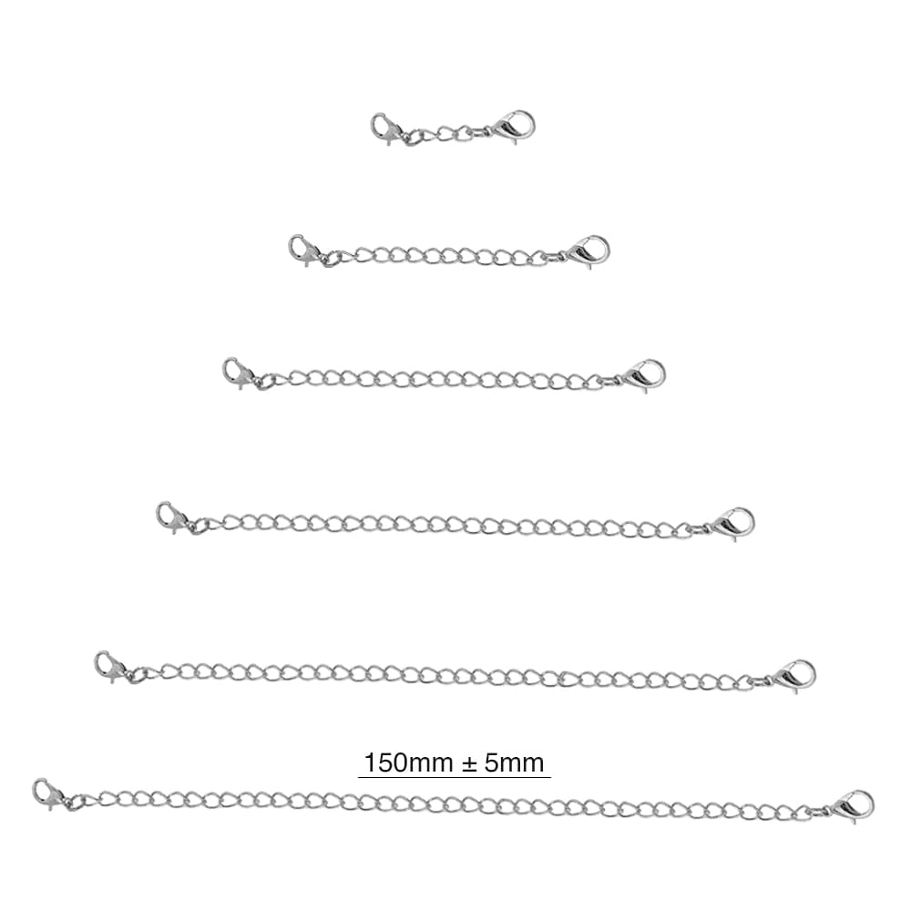 Obsession Necklace Extender Encased in 18k White Gold - Image 12