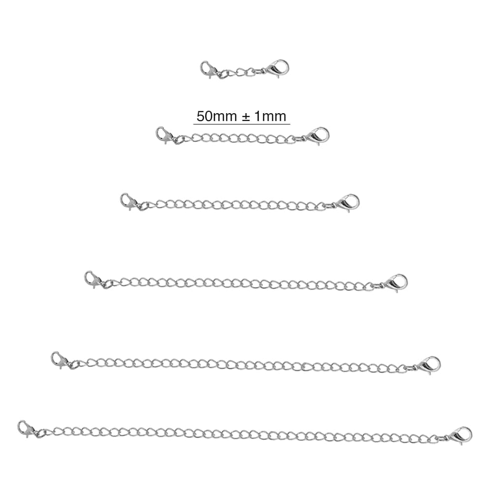 Obsession Necklace Extender Encased in 18k White Gold - Image 8