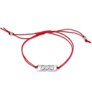 Solid 925 Sterling Silver Celtic Knot Macrame Bracelet
