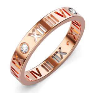 Bullion Gold Roman Reign Ring