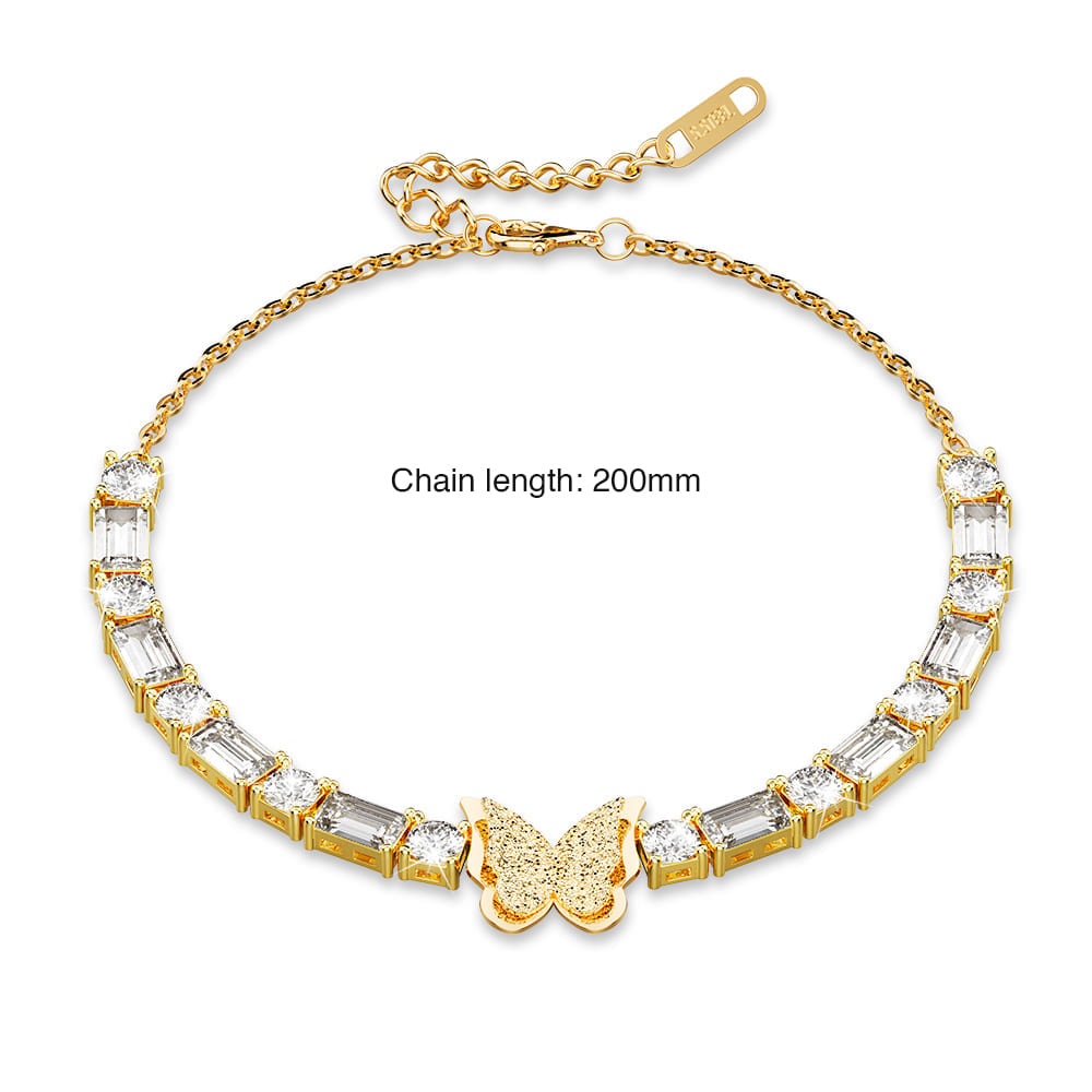 Krystal Couture Rosalie Crystal Butterfly Bracelet - Image 8
