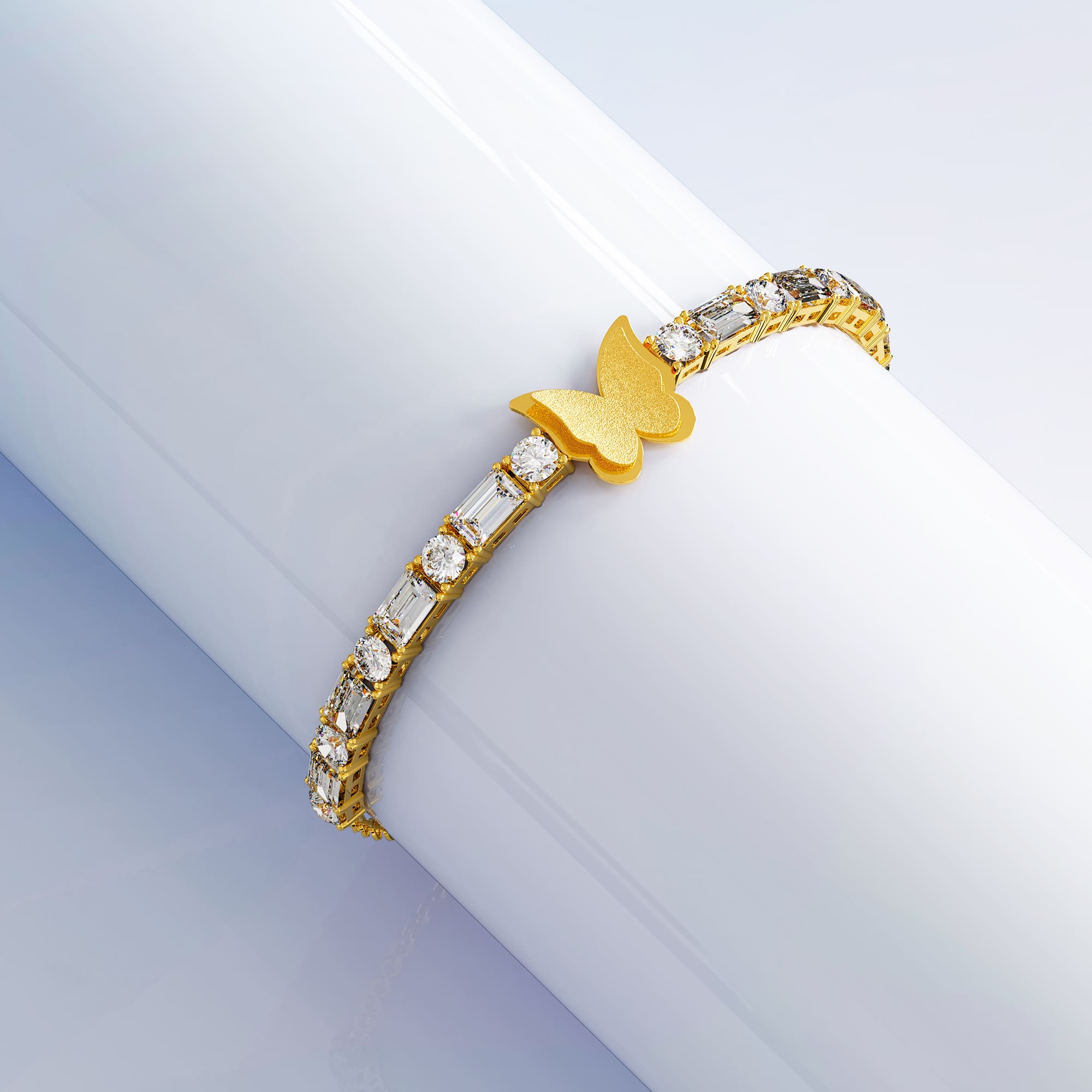 Krystal Couture Rosalie Crystal Butterfly Bracelet - Image 4