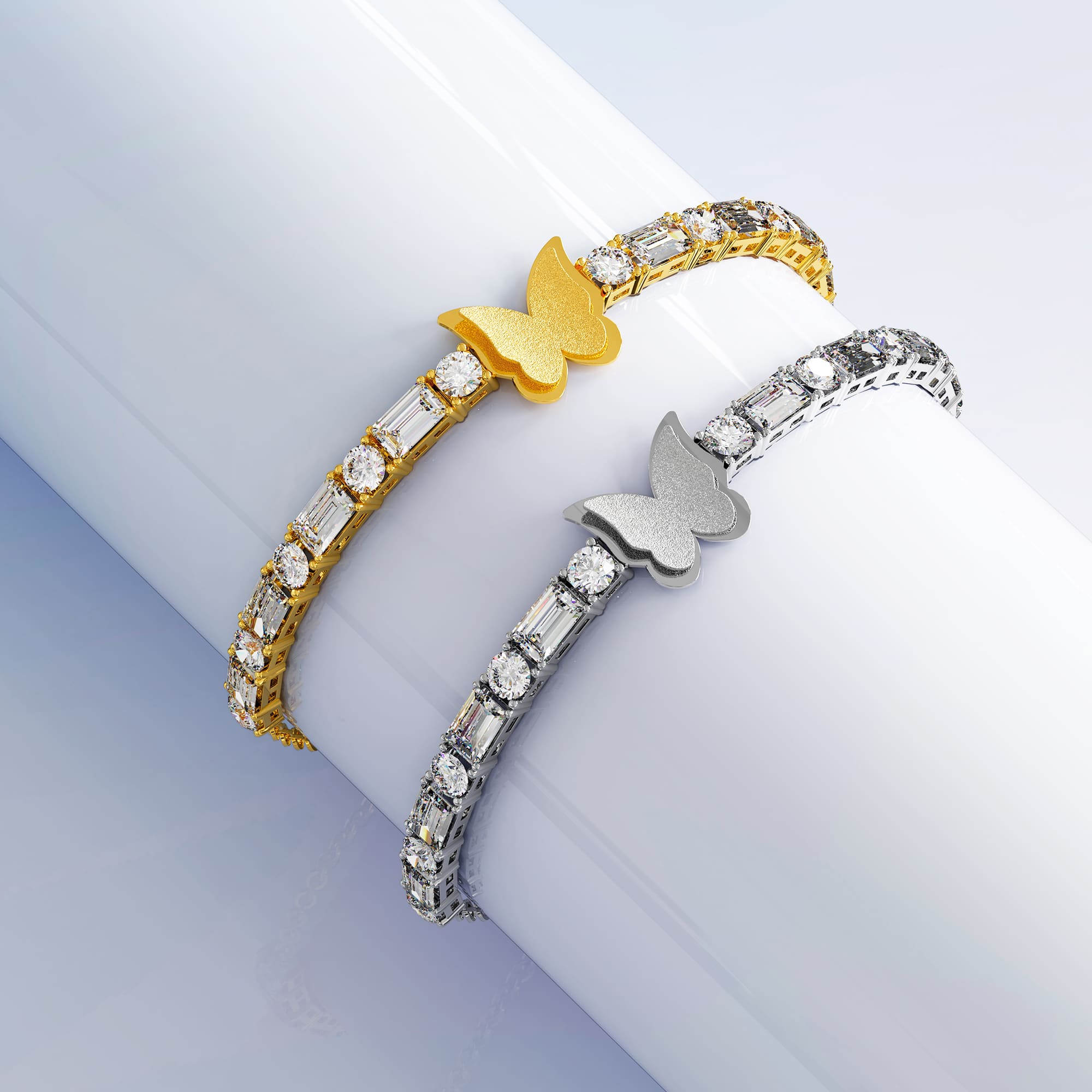 Krystal Couture Rosalie Crystal Butterfly Bracelet - Image 5