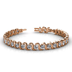Krystal Couture Venice Tennis Bracelet Embellished with SWAROVSKI® Crystals