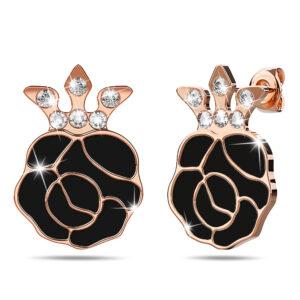 Krystal Couture Rosie Stud Earrings Embellished with SWAROVSKI® Crystals