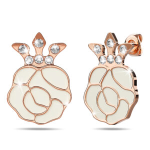 Krystal Couture Rosie Stud Earrings Embellished with SWAROVSKI® Crystals