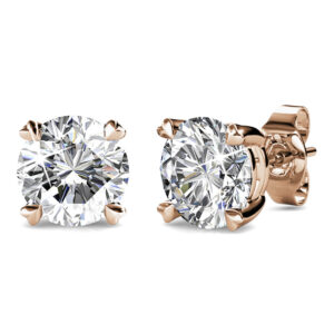 Krystal Couture Solitaire Studs Embellished with SWAROVSKI® Crystals