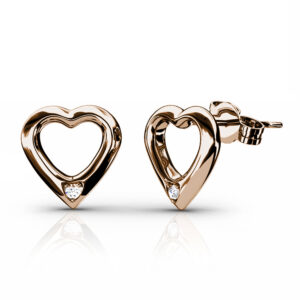 Krystal Couture Love Struck Stud Earrings Embellished with SWAROVSKI® Crystals