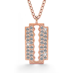 Krystal Couture Glittery Blade Necklace