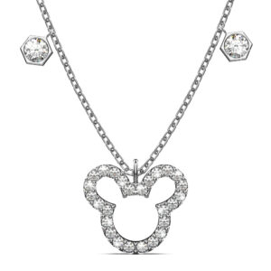 Krystal Couture Mickey Silhouette Pendant Necklace Embellished with SWAROVSKI® Crystals