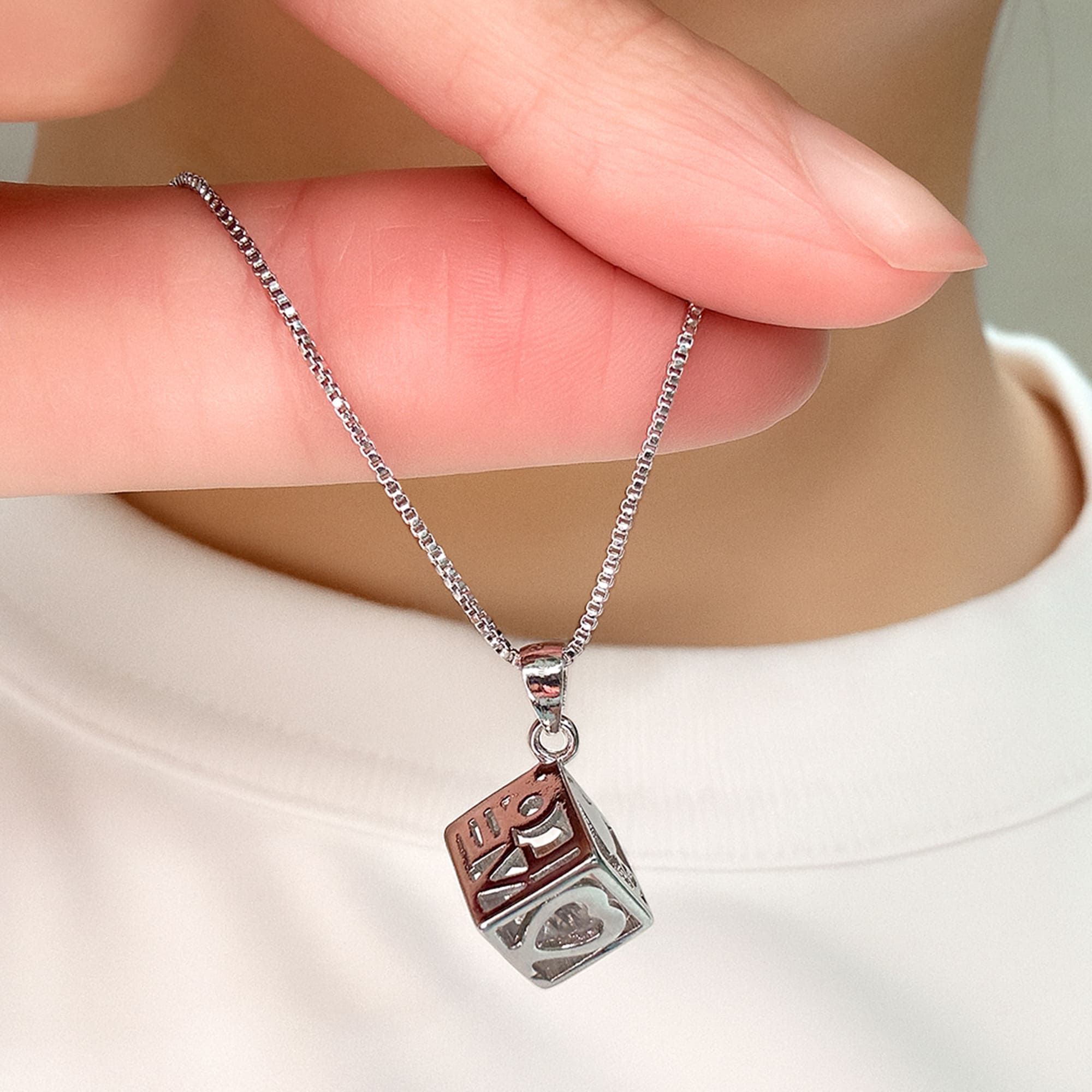 Cubic Love Necklace - Image 3